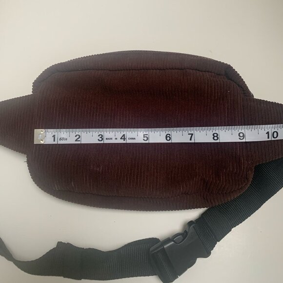Justin Bieber X Tim Hortons Brown Corduroy Fanny Bag - Picture 7 of 7